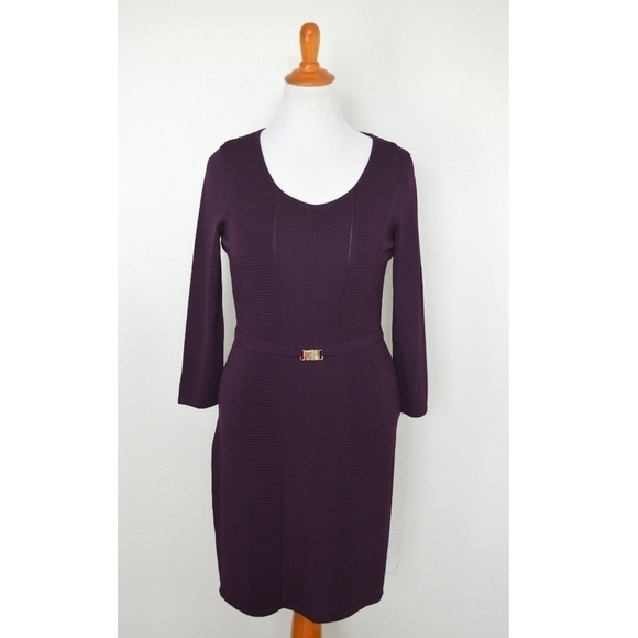Calvin Klein Ribbed Knit Dress - Picture 1 of 8